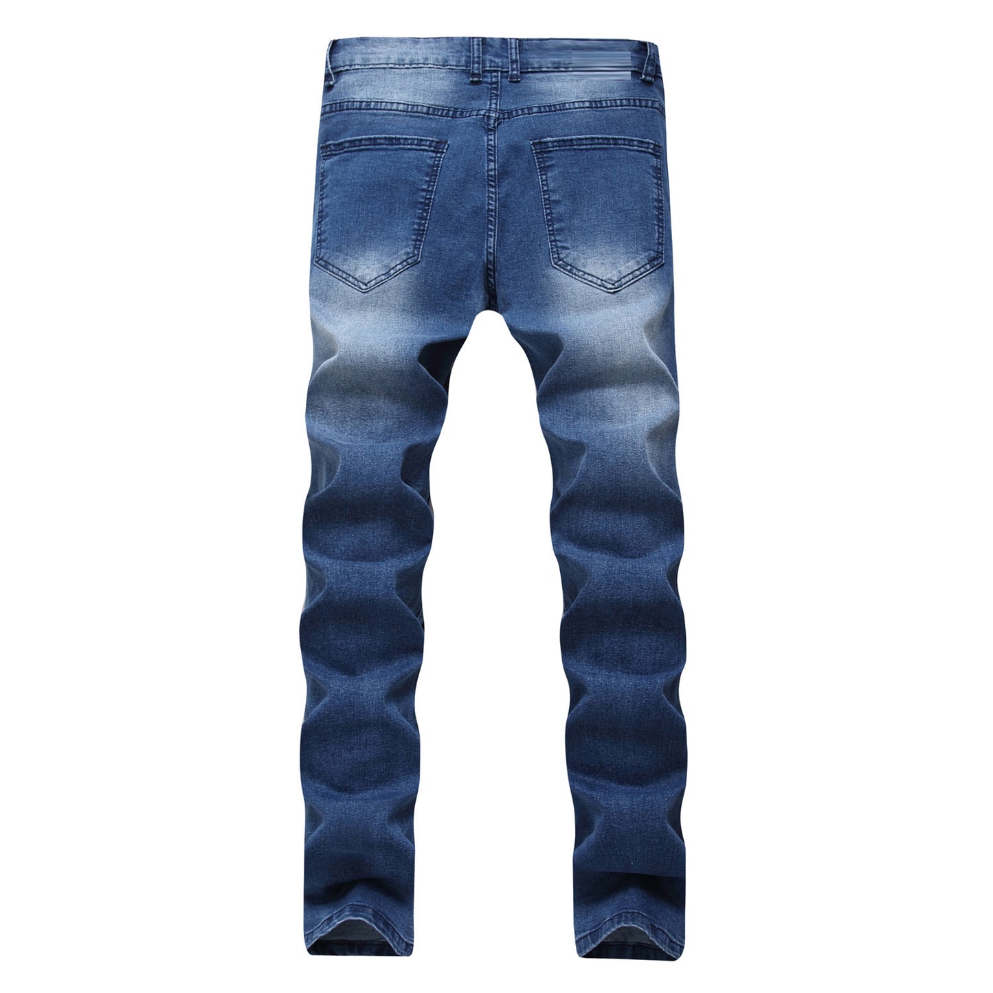 Men's slim-fitting straight jeans