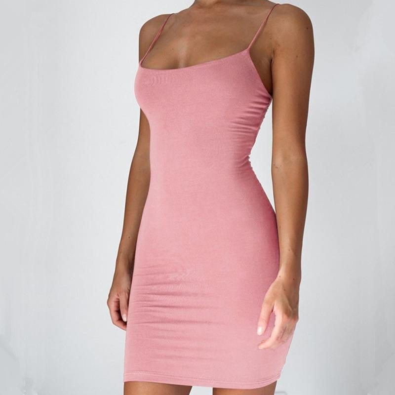 Pure Color Simple Tight-fitting Hip Skirt
