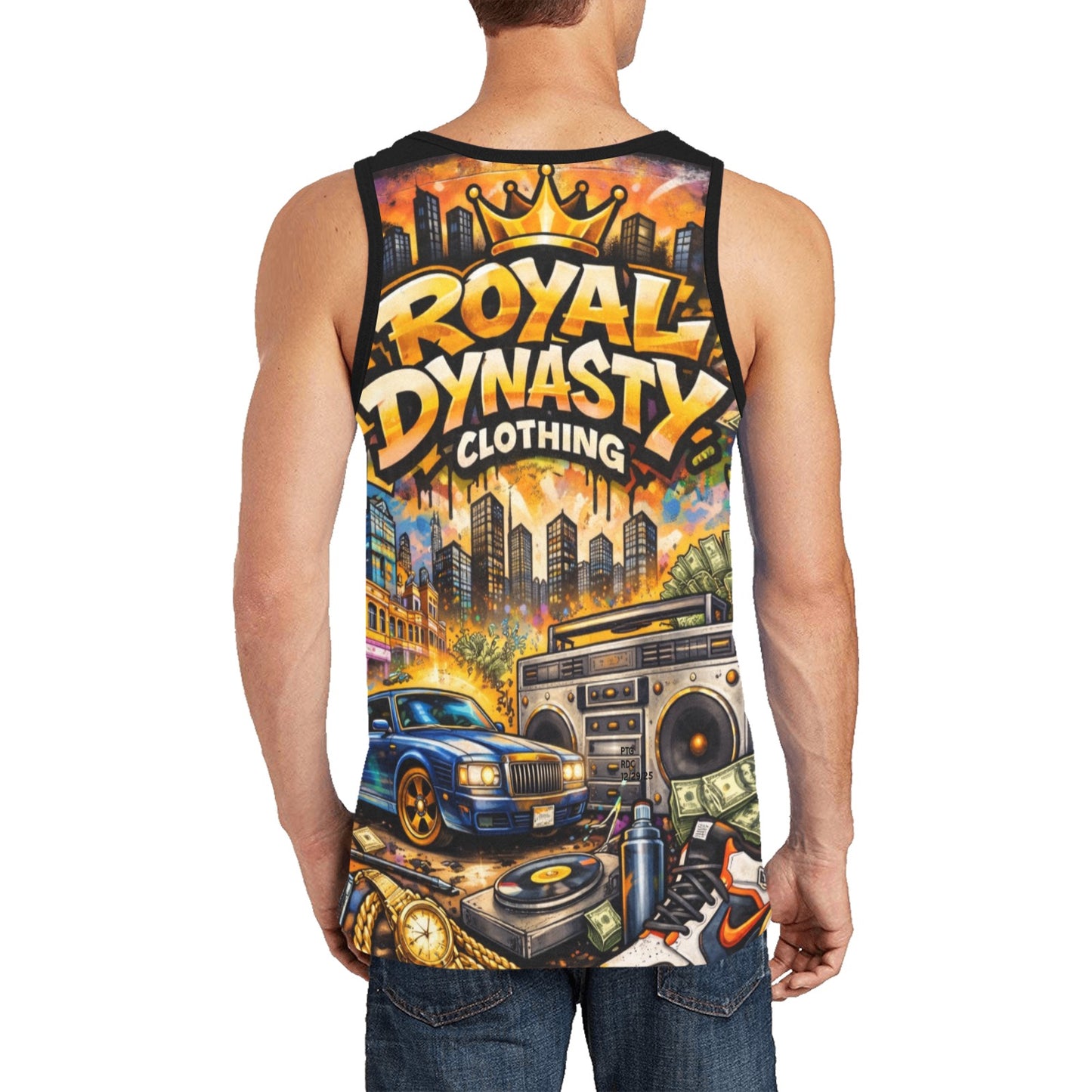 ROYAL DYNASTY BIG MONEY V1 Men's All Over Print Tank Top (Model T57)