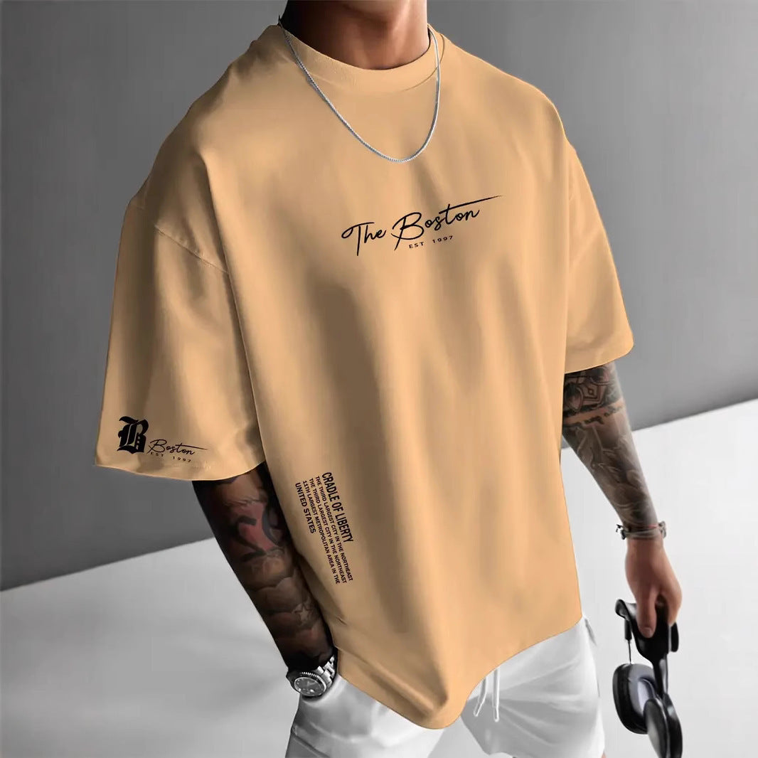 New Men's Casual Short Sleeve shirt