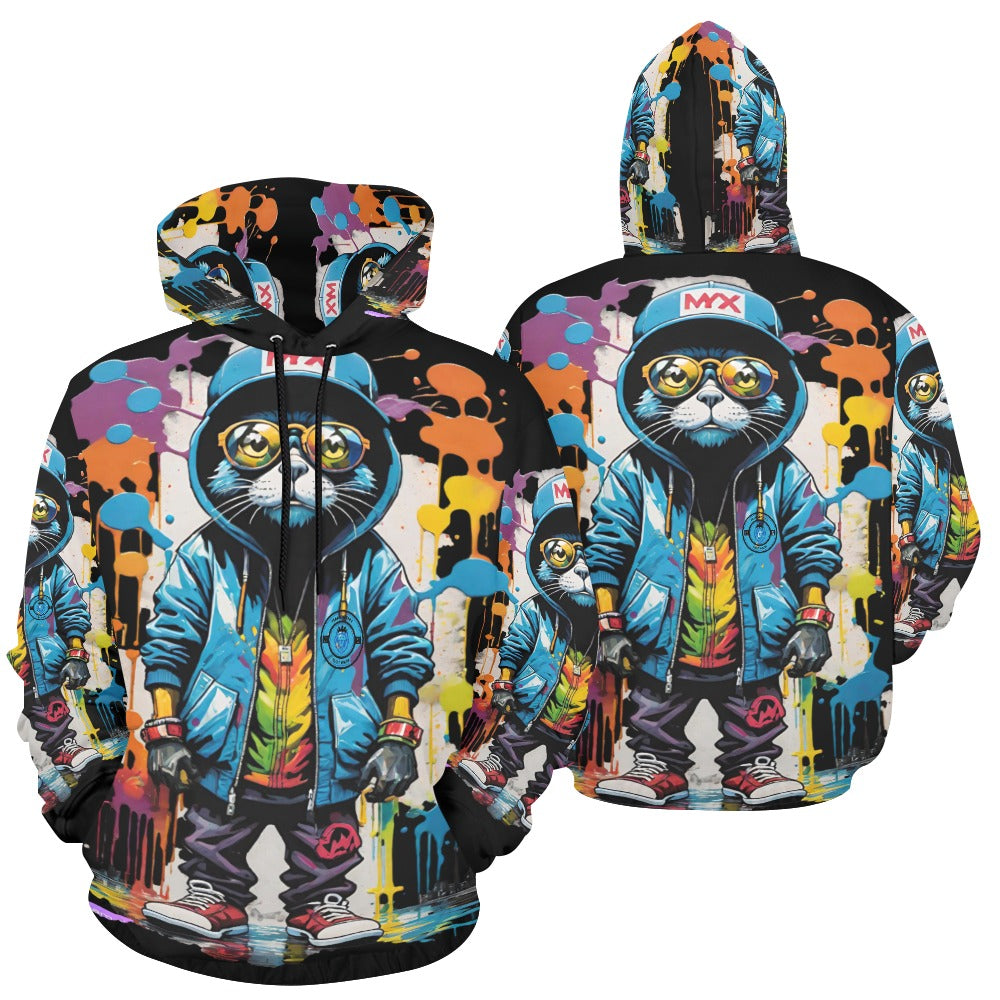 TEAM LOTTERY Women's All Over Print Hoodie (Model H13)