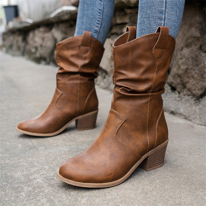 Vintage Western Cowboy Boots For Women