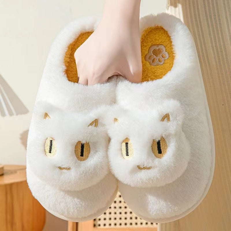 Soft Plush kitten Slippers