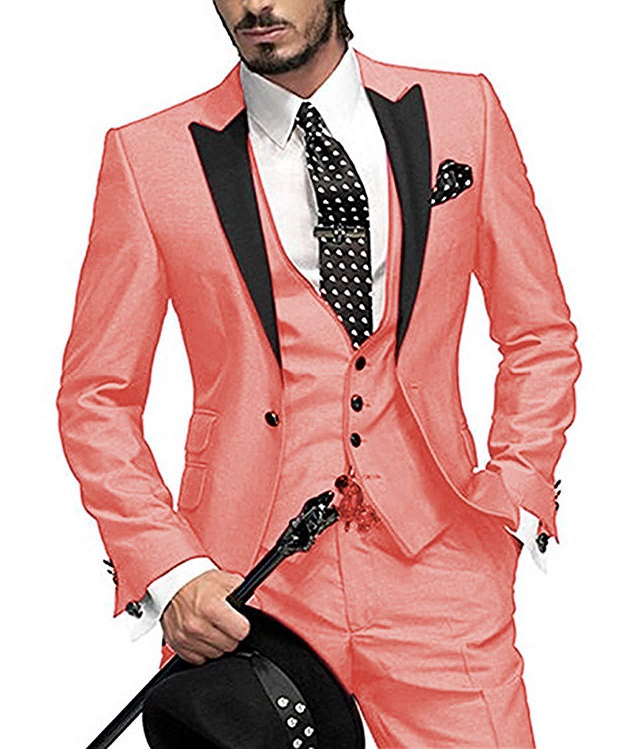 Men's Three-piece Best Man Wedding Suit