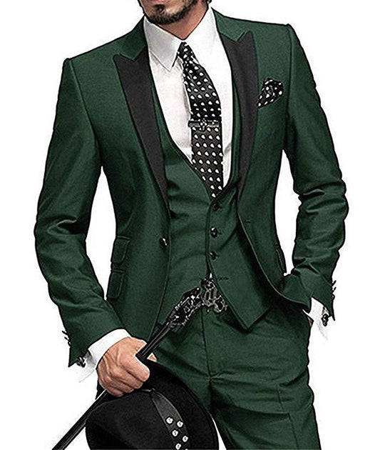 Men's Three-piece  Bridegroom Best Man Wedding Suit