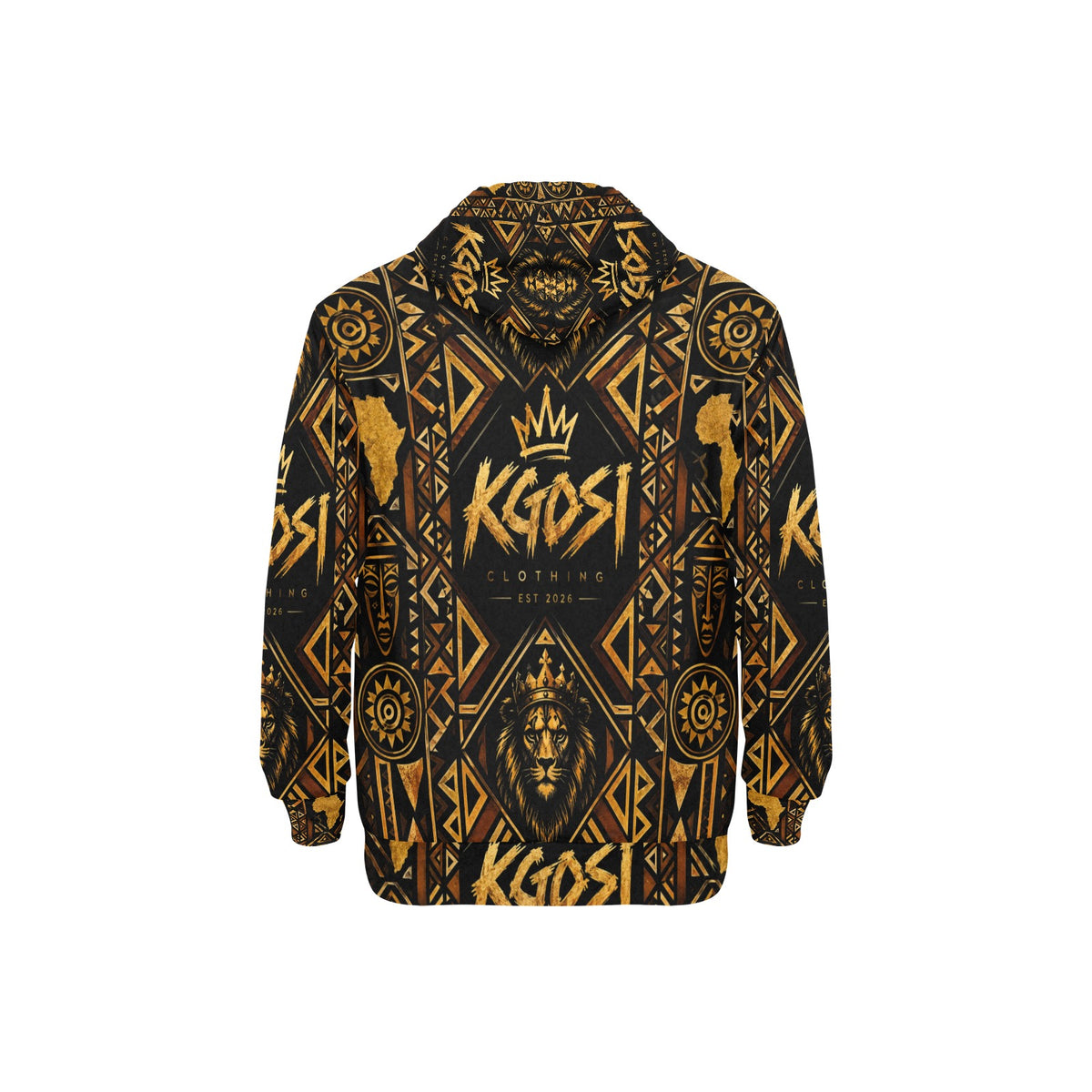 KGOSI Men's Long Sleeve Fleece Hoodie (H55)