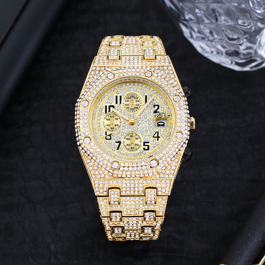 Simulated Diamond Royal Dynasty Swiss Watch for men