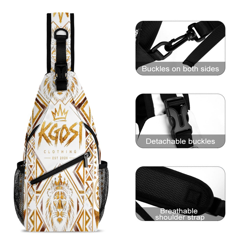 KGOSI MONEY BAG V2 All-over print zippered sling bag
