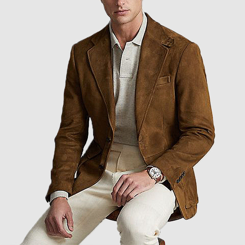 Leisure Double Button Suit Jacket