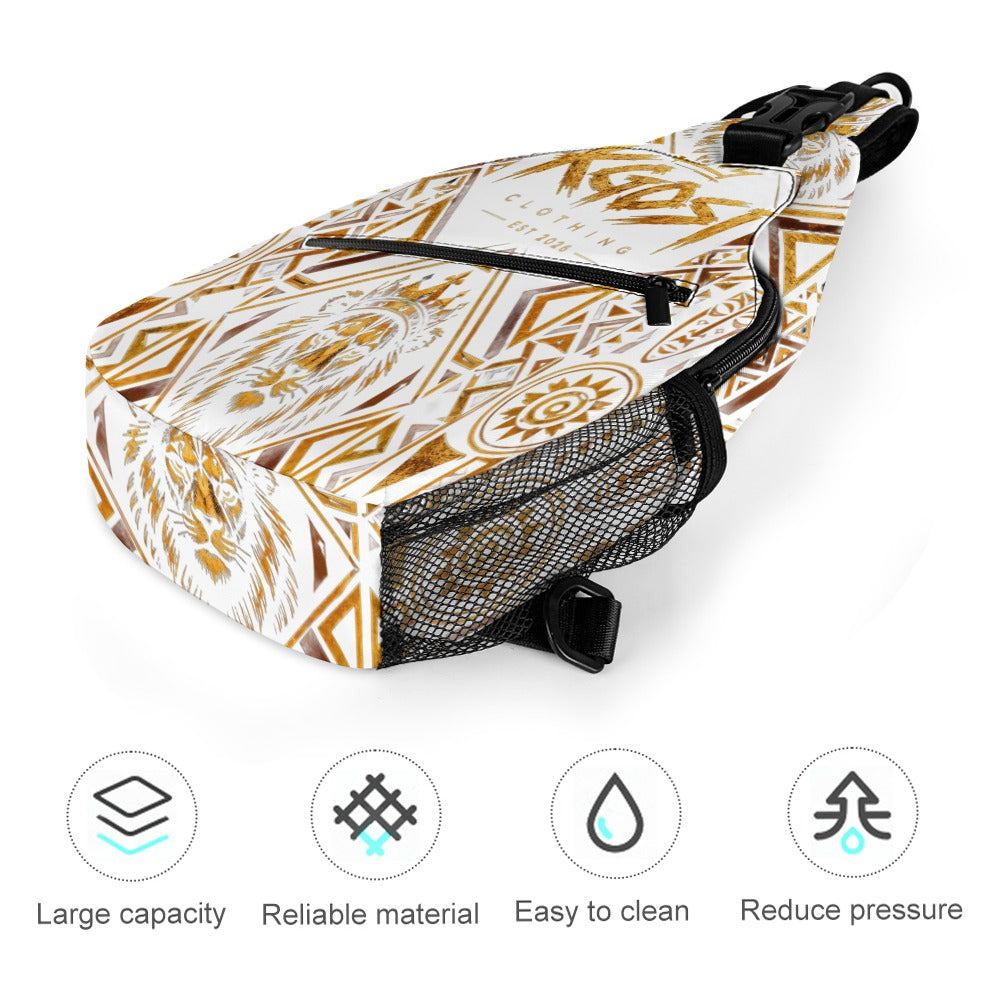 KGOSI MONEY BAG V2 All-over print zippered sling bag