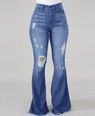 Women's Slim-fit Ripped Jeans