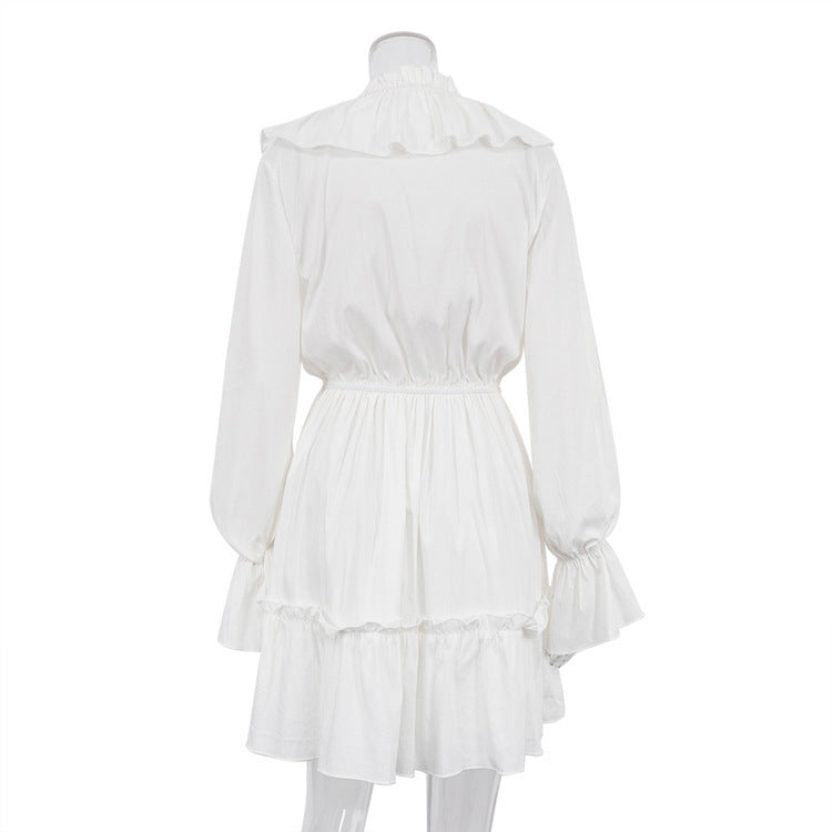 Flared short dress for women
