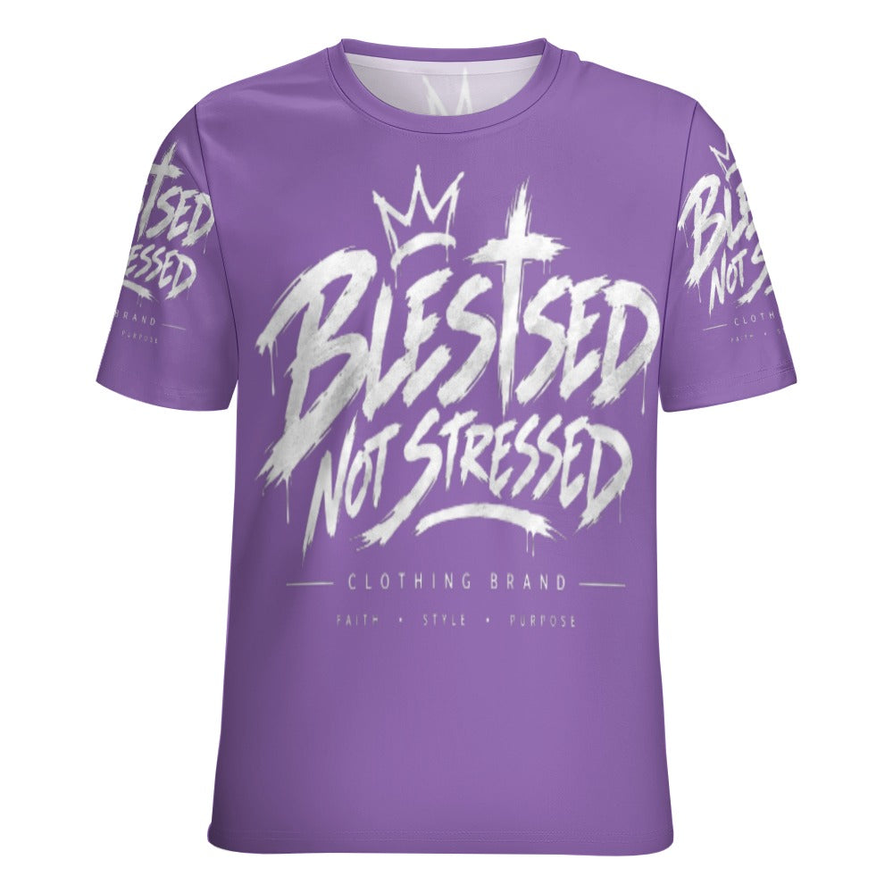 Blessed Not Stressed Women's All-Over Print T-Shirt