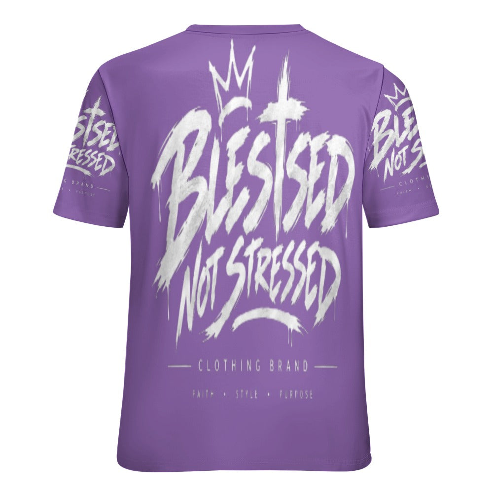 Blessed Not Stressed Women's All-Over Print T-Shirt