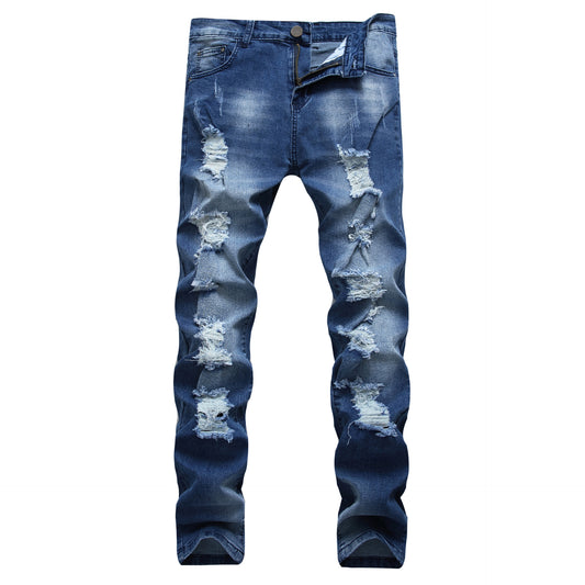 Men's  slim-fitting straight jeans