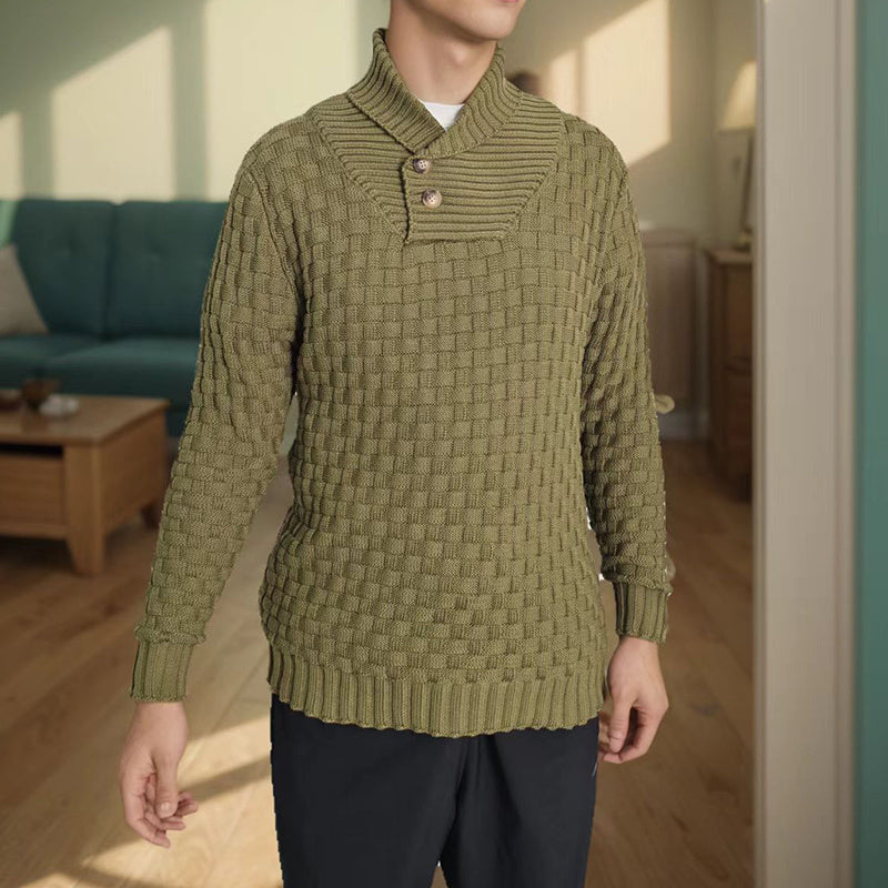 Men's Slim Turtleneck Sweater