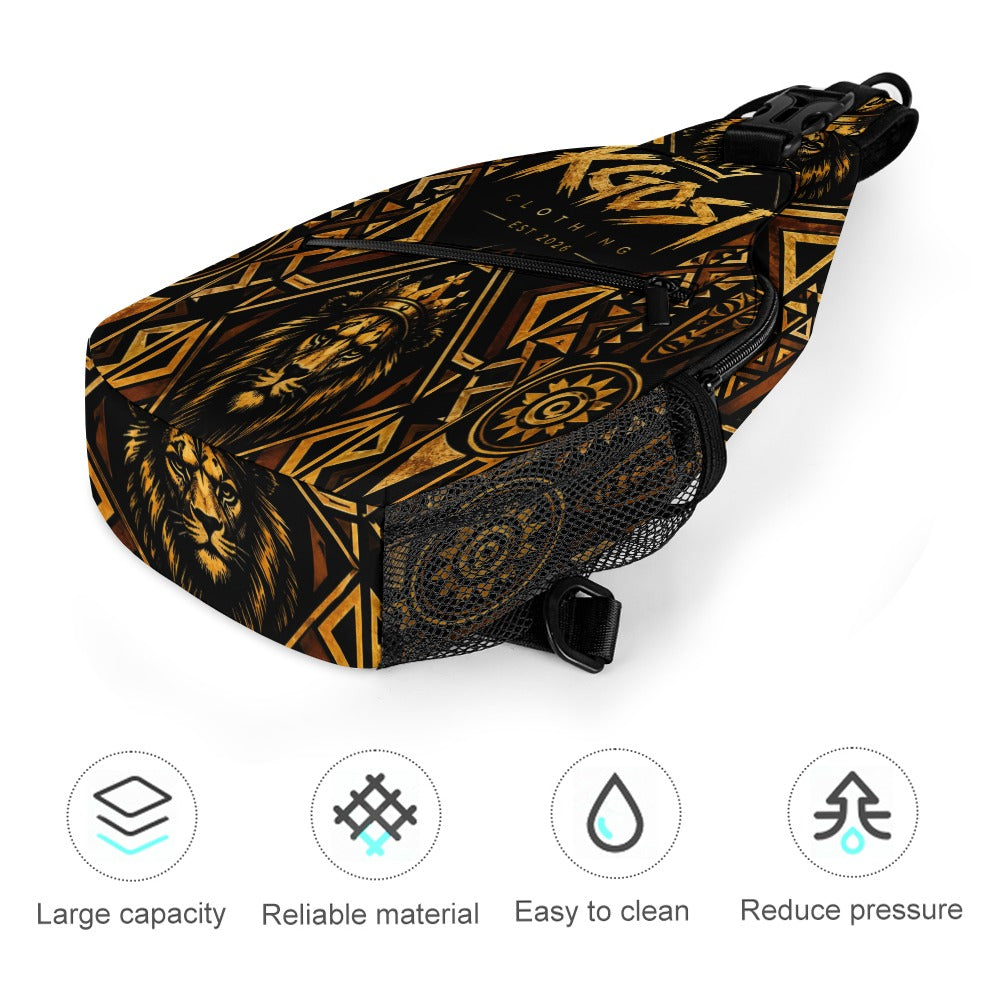 KGOSI MONEY BAG V2 All-over print zippered sling bag