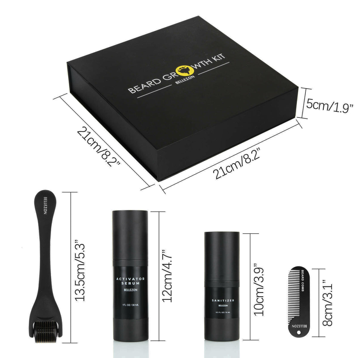 Beard Growth Liquid  Care Set