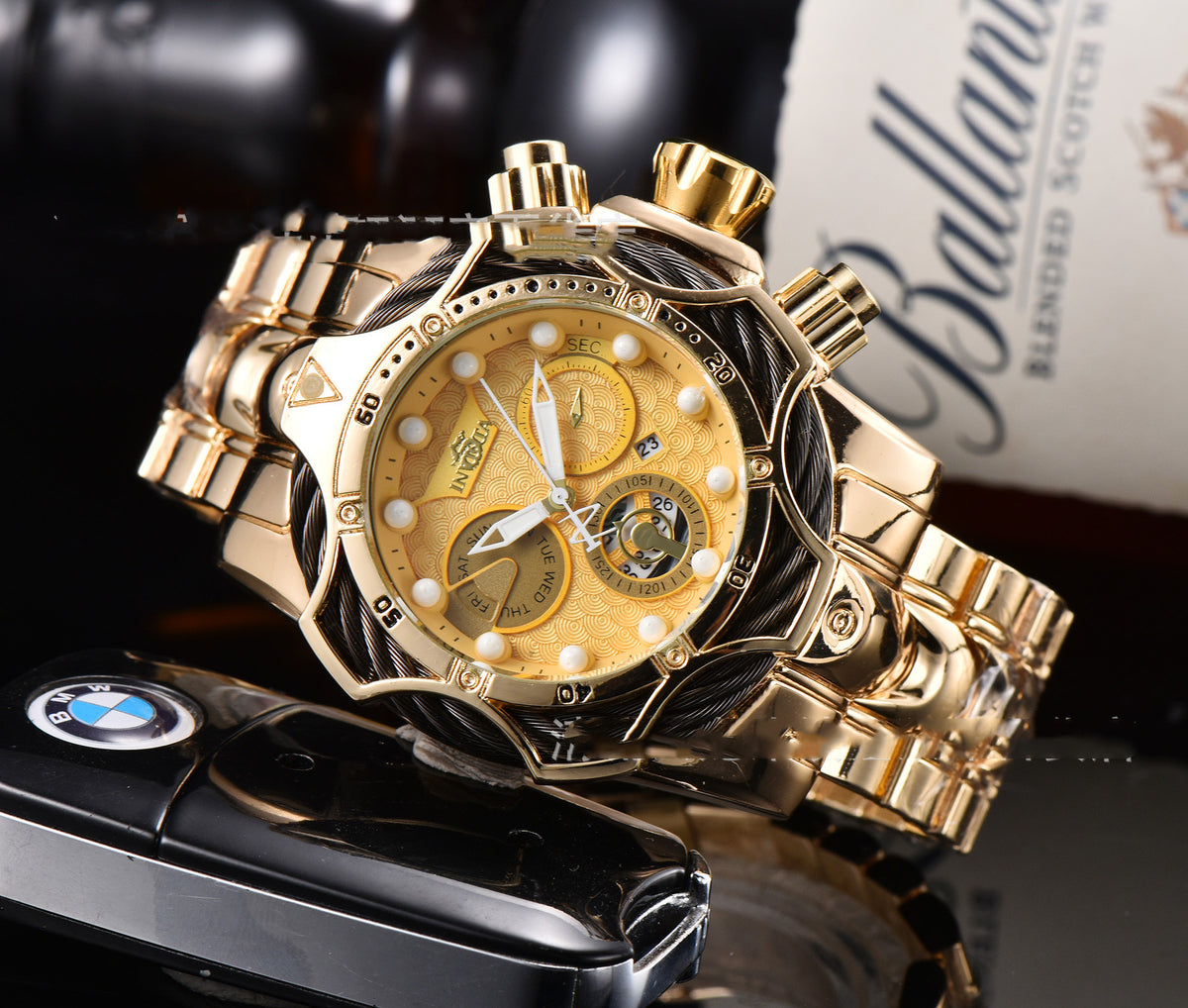 Prestigious Men's Quartz Watch