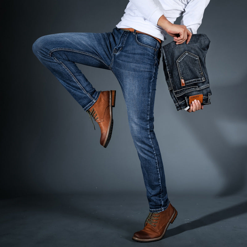 Men's casual Slim jeans