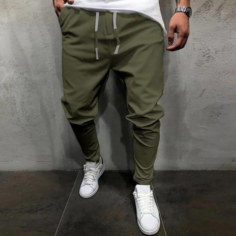 Men's  Pants With Elastic Band