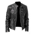 Men's Casual  Leather Jacket