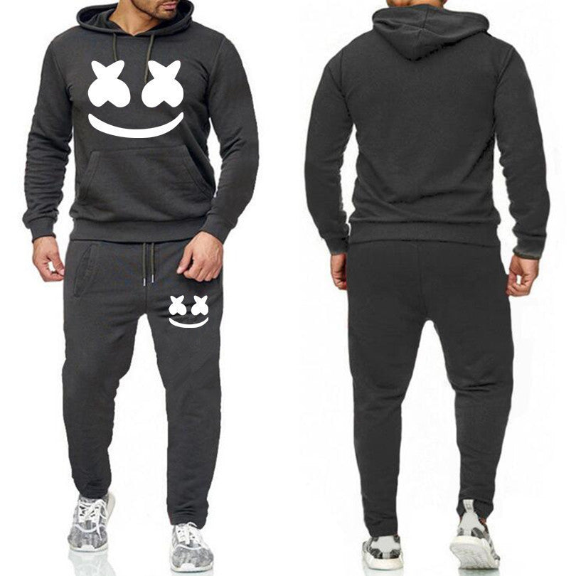 Marshmello Face Hooded Sweatshirt Set