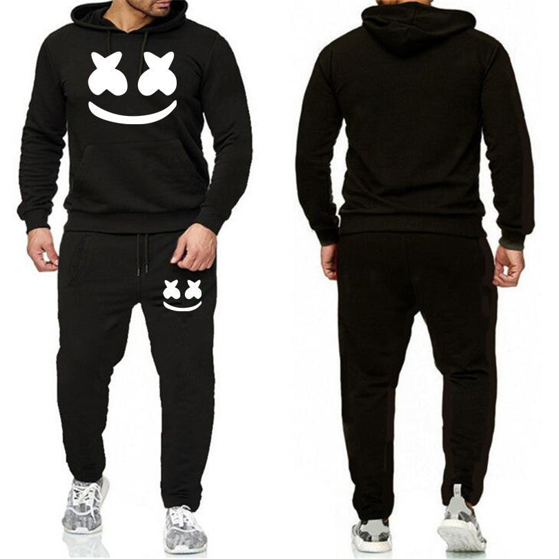 Marshmello Face Hooded Sweatshirt Set