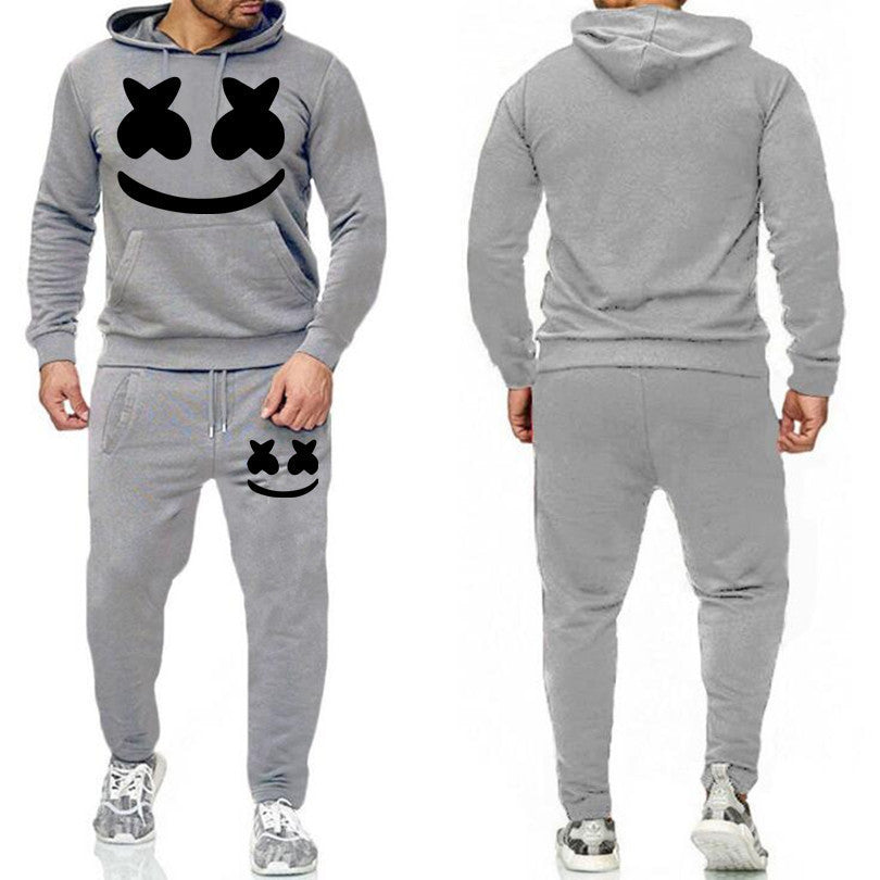 Marshmello Face Hooded Sweatshirt Set