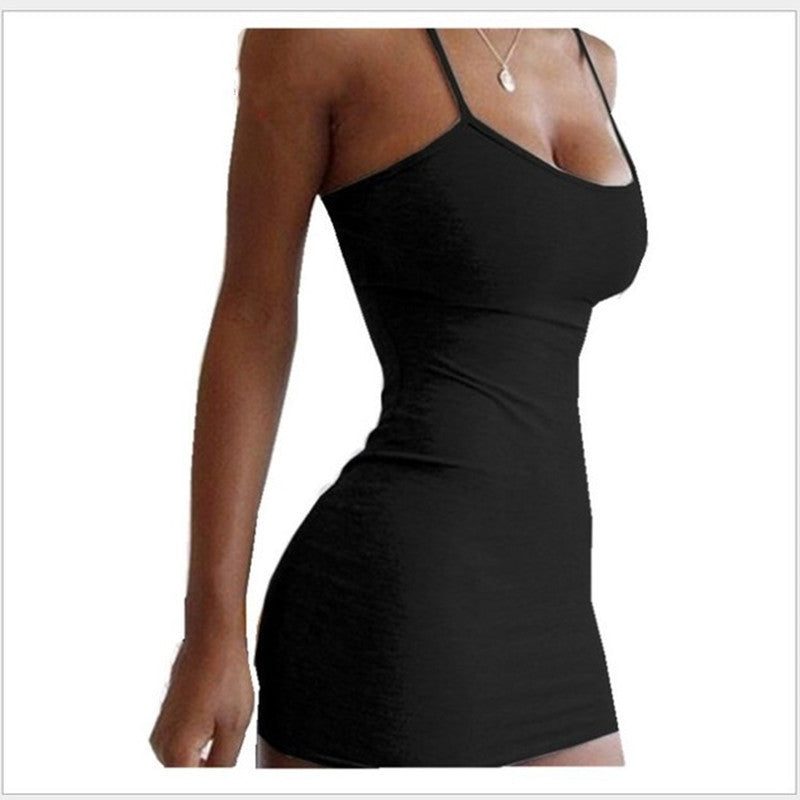 Pure Color Simple Tight-fitting Hip Skirt