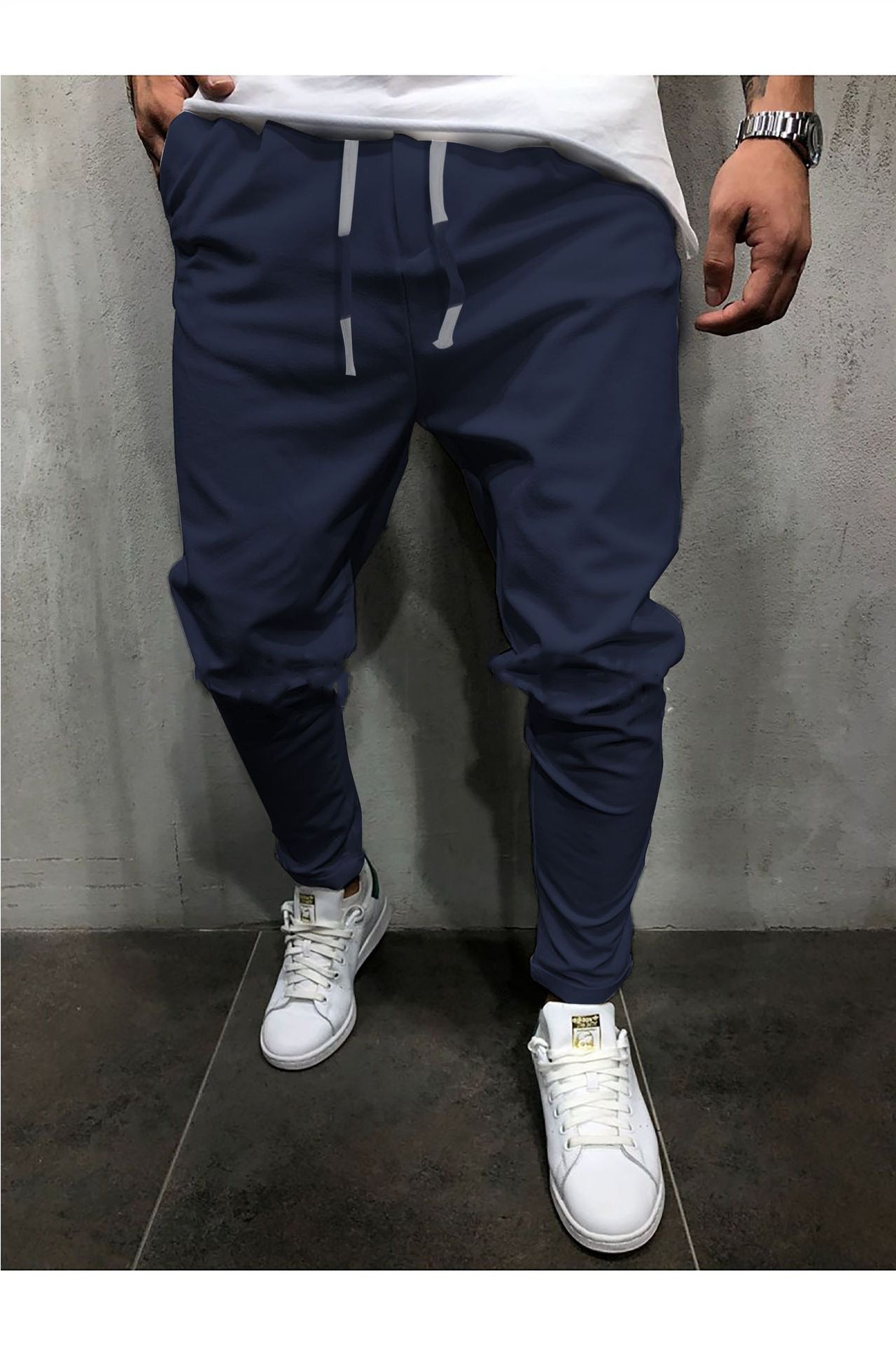 Men's  Pants With Elastic Band