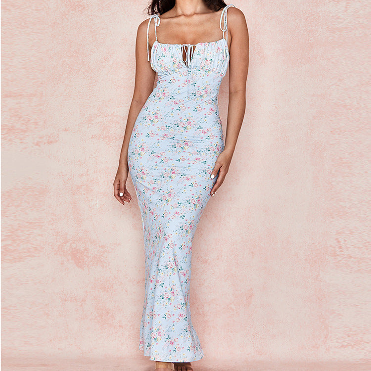 Floral print summer dress