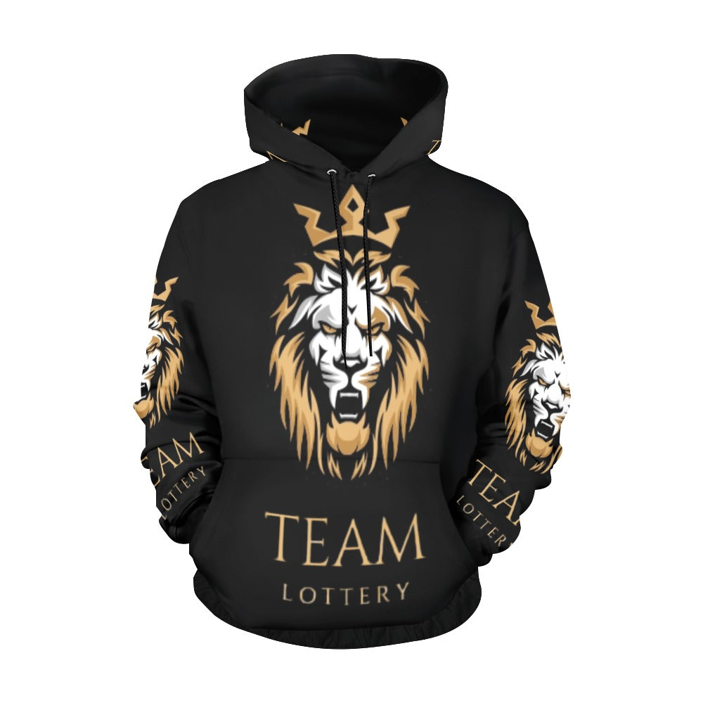 TEAM LOTTERY LION QUEEN Women's All Over Print Hoodie (Model H13)