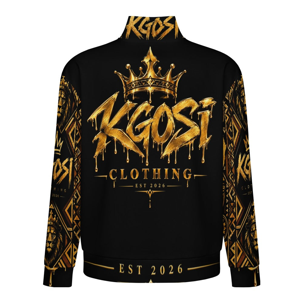 KGOSI Men's stand-up collar long-sleeved sweatshirt