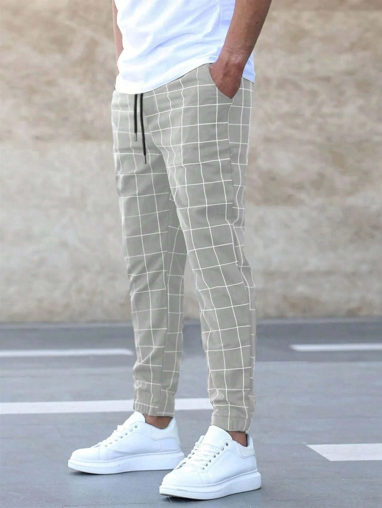 Trending mens plaid pants