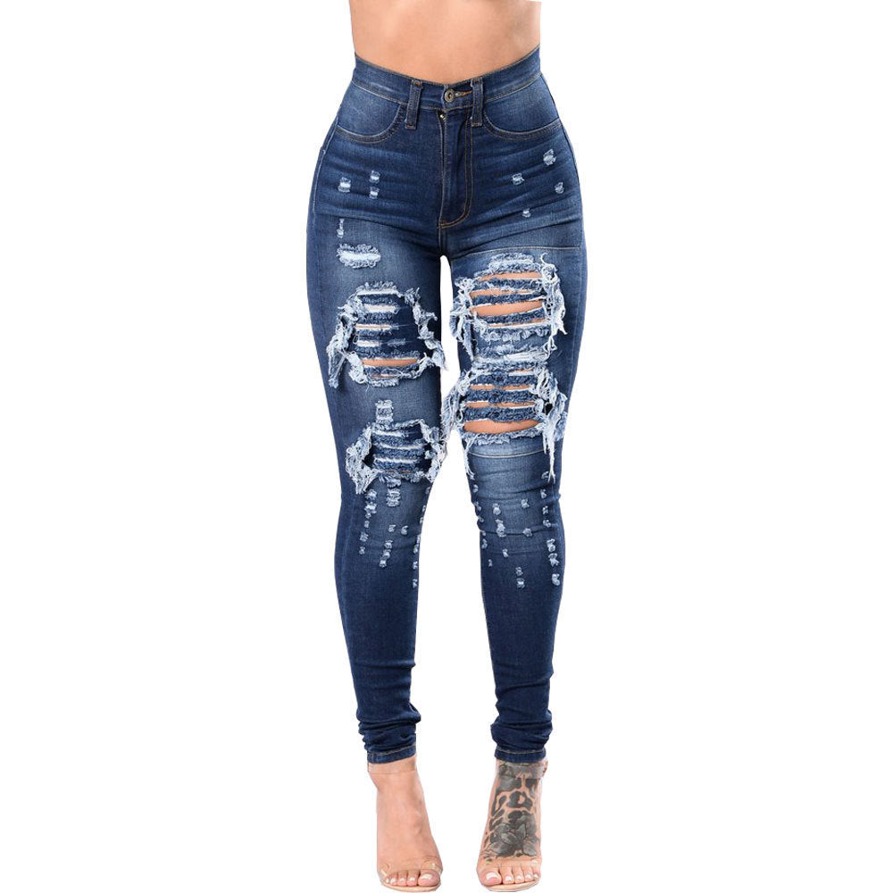 Ripped Skinny jeans for women