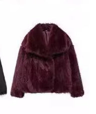 Women's Winter Plush Lapel Coat