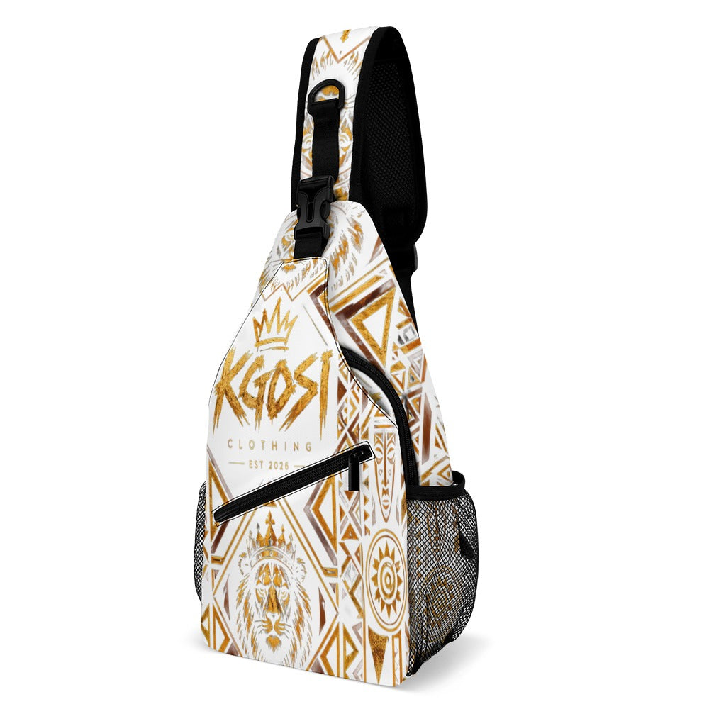 KGOSI MONEY BAG V2 All-over print zippered sling bag