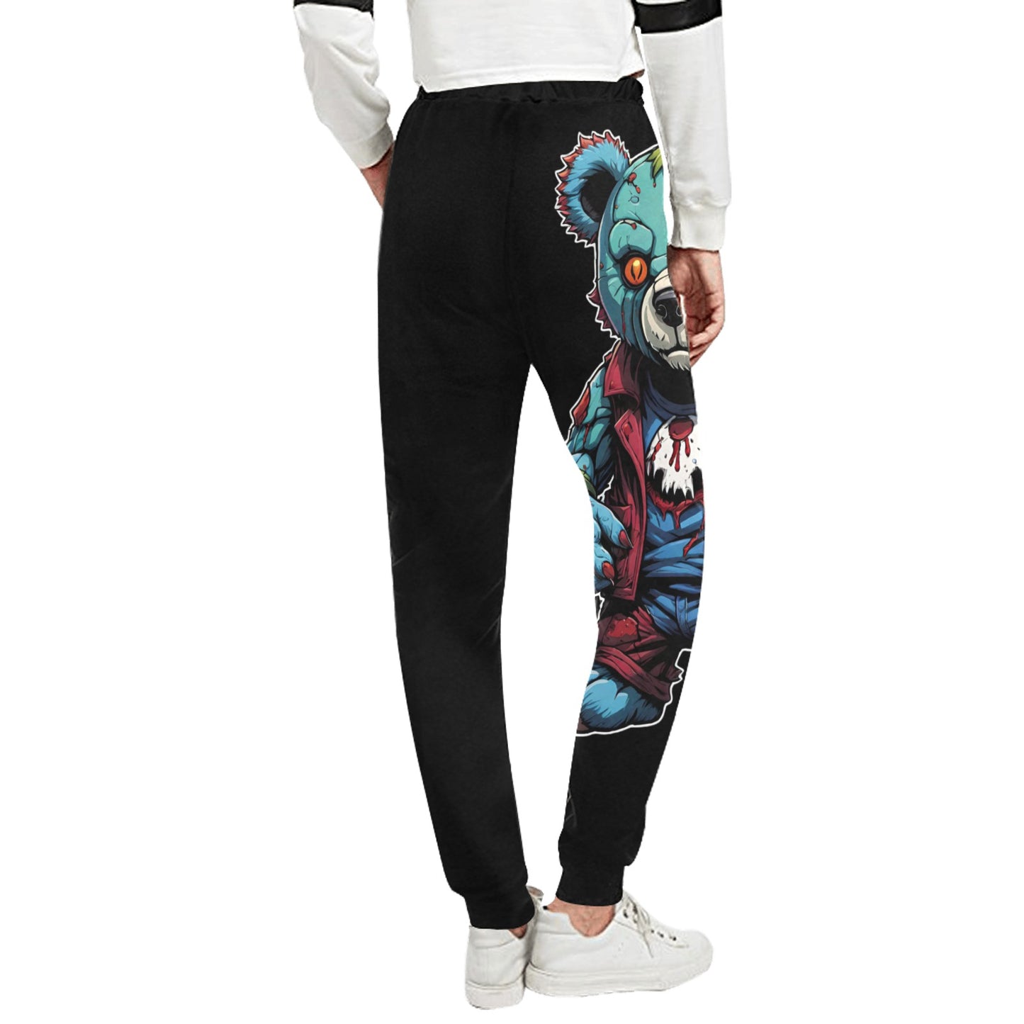 UNBREAKABLE ZOMBIE BEAR Casual Sweatpants (Model L11)