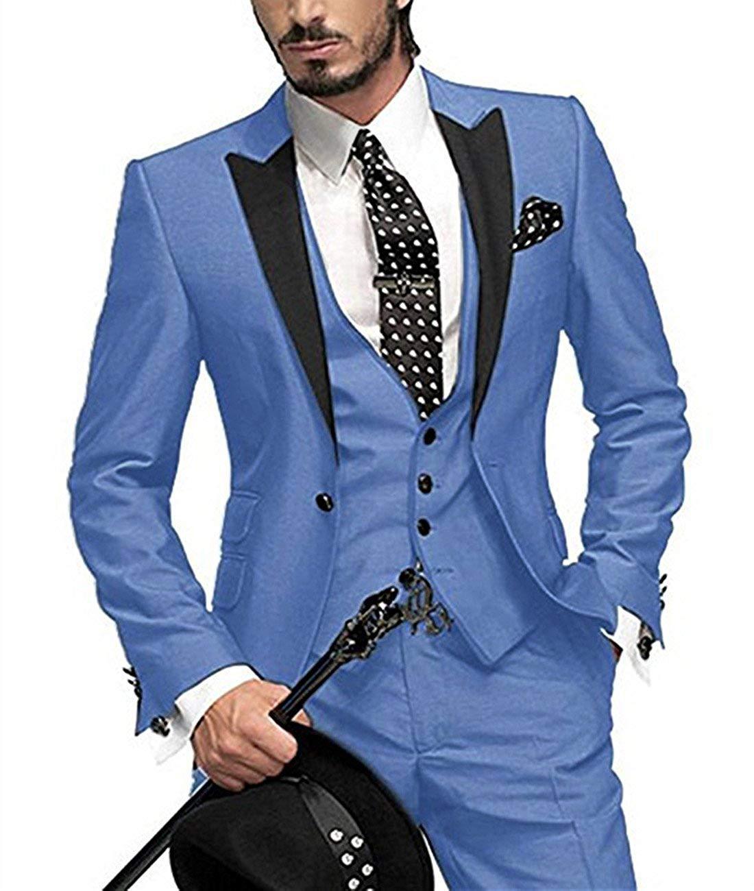 Men's Three-piece Best Man Wedding Suit
