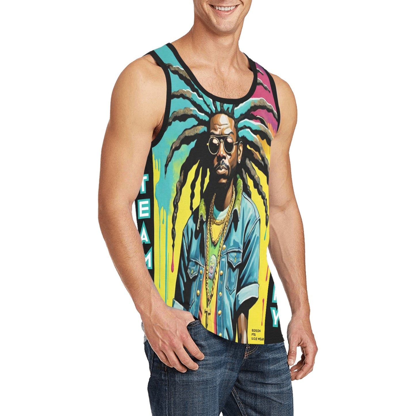 TEAM LOTTERY GUDAMAN Men's All Over Print Tank Top (Model T57)