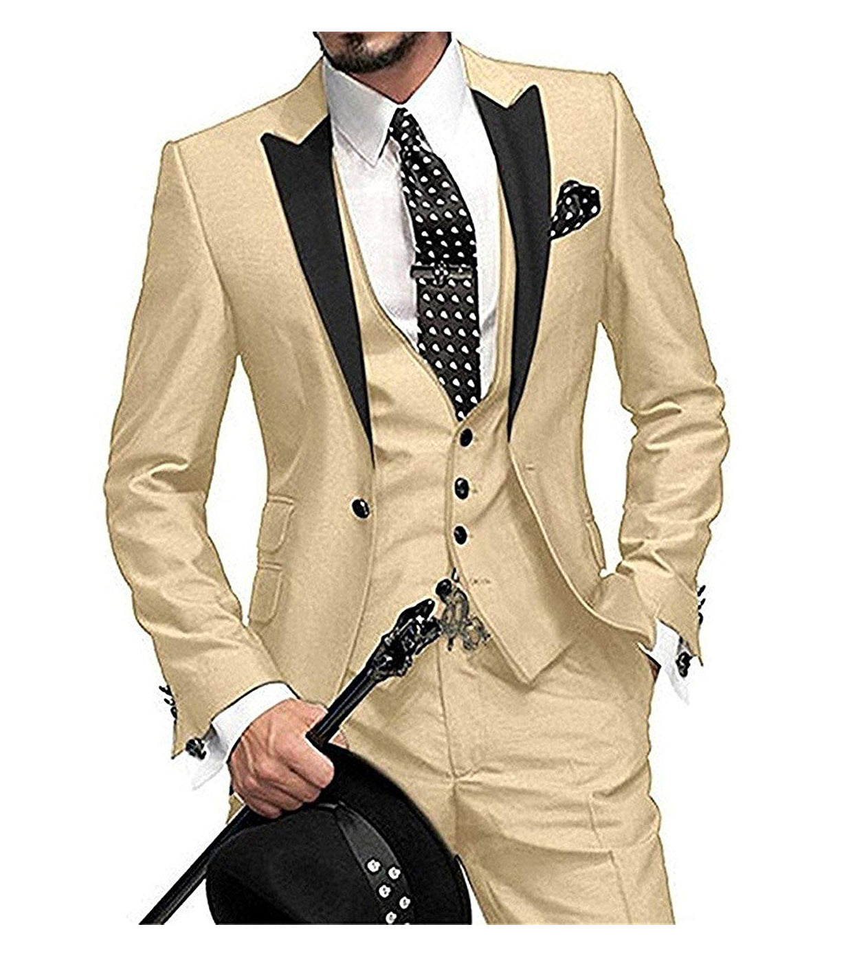 Men's Three-piece Best Man Wedding Suit