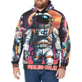 FEARLESS OUTLAW Men's Long Sleeve Fleece Hoodie (H55)