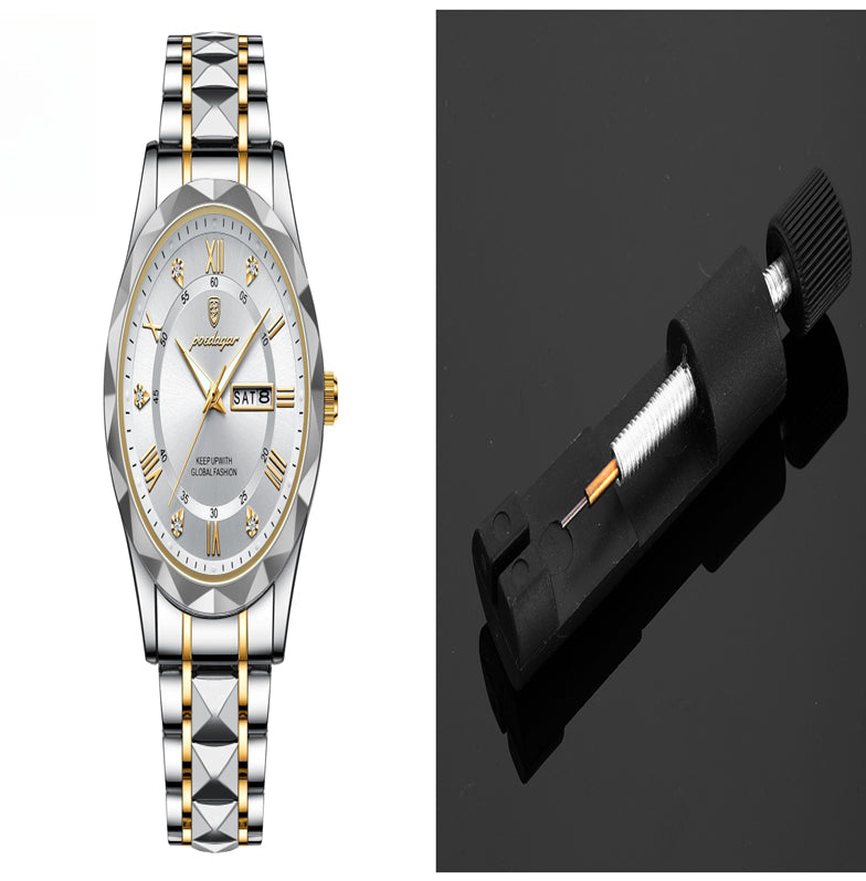 Men's luxury waterproof Double Calendar Luminous  Watch