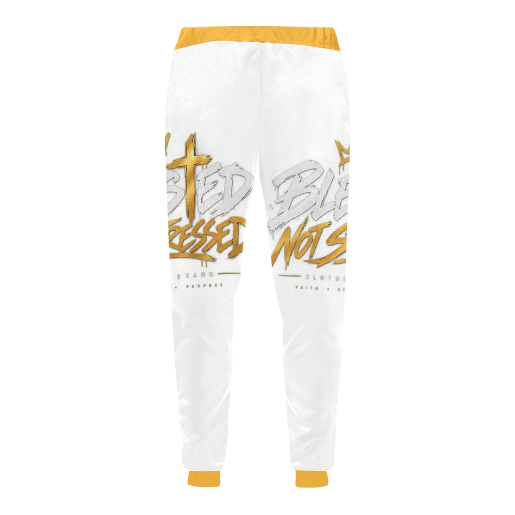 Blessed Not Stressed Men's Baggy Drawstring Pants