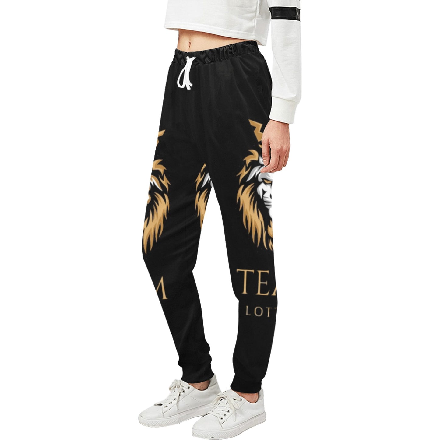 TEAM LOTTERY LION QUEEN Unisex Casual Sweatpants (Model L11)