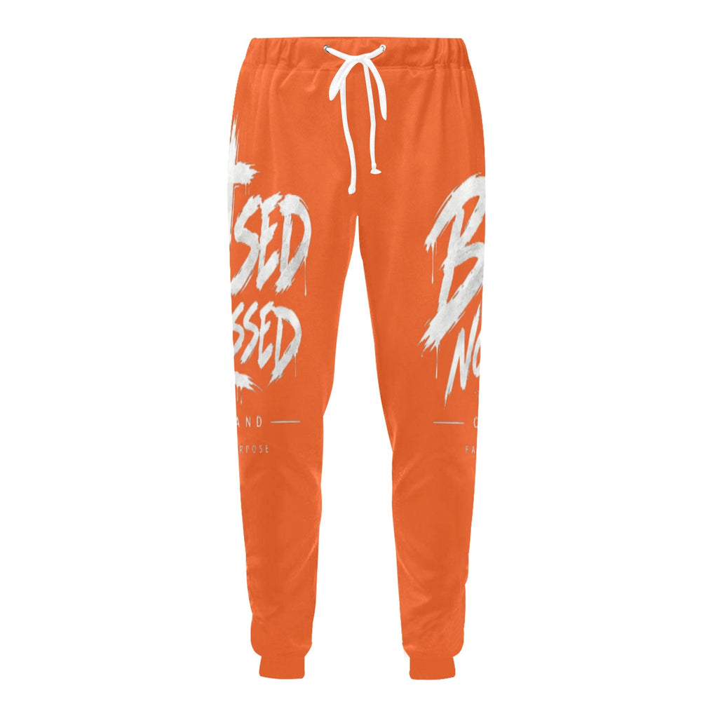 Blessed Not Stressed Relaxed-Fit Drawstring Sweatpants