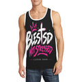 Blessed Not Stressed Men's Relaxed-Fit Graphic Tank Top