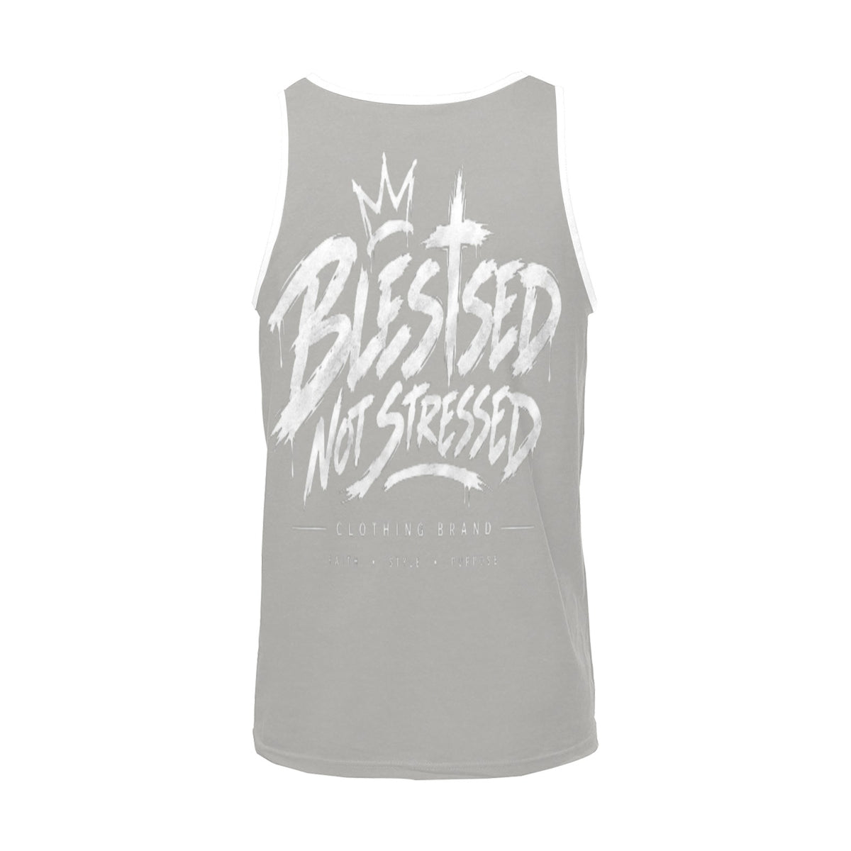 Blessed Not Stressed Men's Relaxed-Fit Printed Tank Top