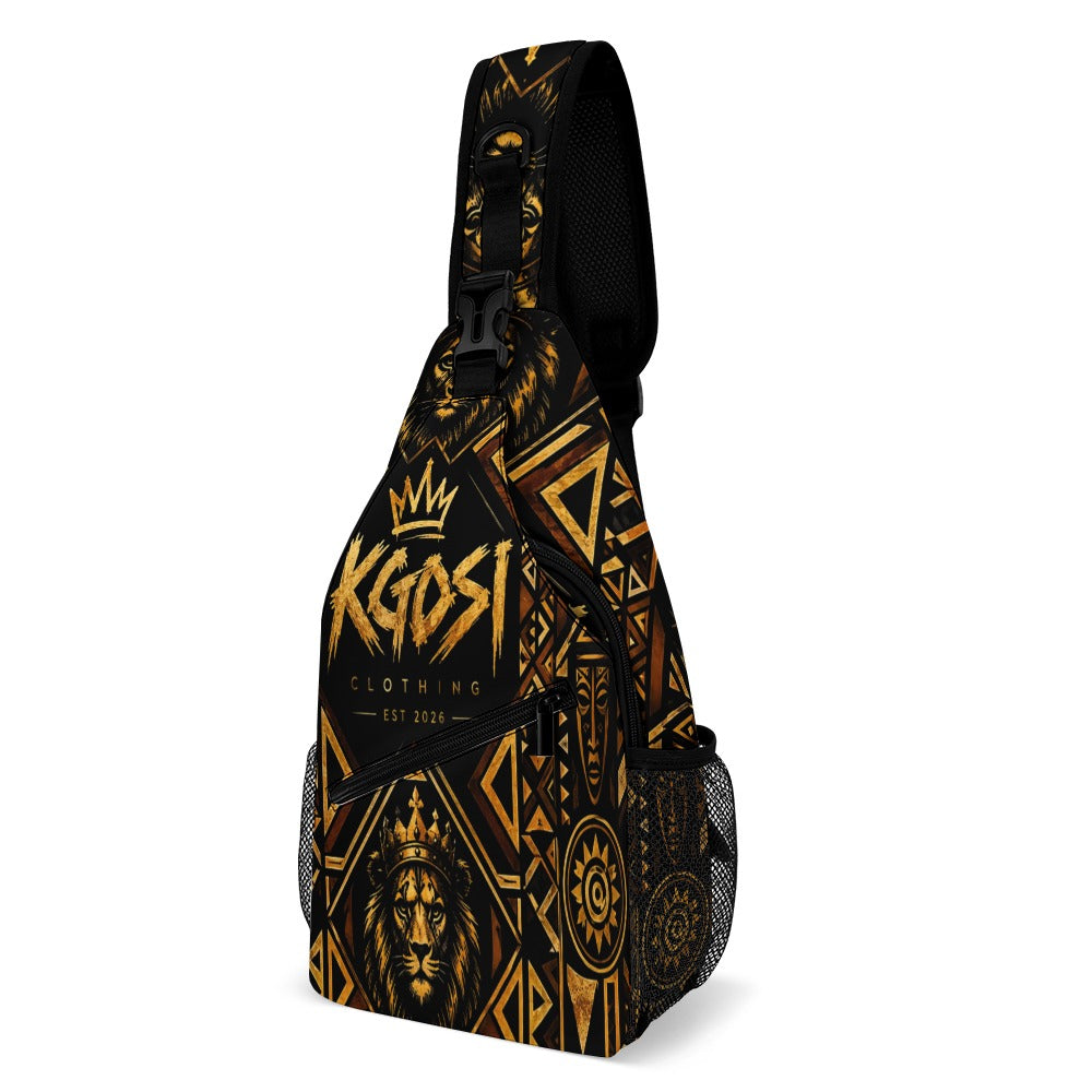 KGOSI MONEY BAG V2 All-over print zippered sling bag
